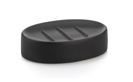 Seifenschale Matsi in schwarz aus Keramik