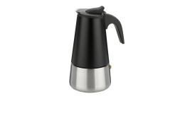 Espressobereiter Ferrara, 4 Tassen in schwarz