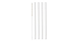 Glastrinkhalm-Set Ciao 4 tlg. 20 cm