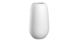 Vase Trogolo 30 cm in weiß