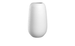 Vase Trogolo 40 cm in weiß