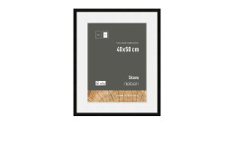 Holz-Bilderrahmen Skava 40 x 50 cm in schwarz.