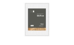 Holz-Bilderrahmen Skava 50 x 70 cm in weiß.