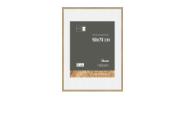 Holz-Bilderrahmen Skava 50 x 70 cm eichefarbig.