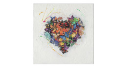 Handpainting Co Co 40 x 40 cm, Abstrakte Kunst