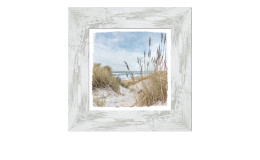 Rahmenbild Beach View 44 x 44 cm. Rahmenbild mit dem Thema - Strand.
