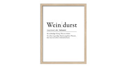 Rahmenbild Weindurst 33 x 43 cm