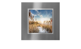 Alubild Wilder Strand 50 x 50 cm