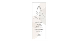 Leinwandbild Buddha 30 x 80 cm