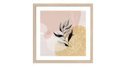 Rahmenbild Symbols on Gold 33 x 33 cm