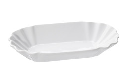 Pommesschale Bianco in der Farbe Weiß.