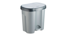 Abfalleimer Duo mit zwei Behältern je 10 l aus Kunststoff.