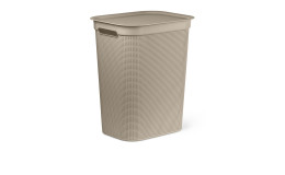 Wäschesammler Brisen 34 x 53 x 43 cm aus Kunststoff in beige.