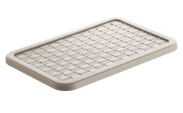 Deckel für Box A5 Country aus Kunststoff in beige.