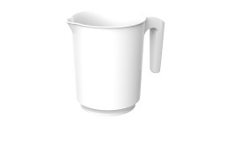 Rührbecher Fresh 1,5 l aus weißem Kunststoff.