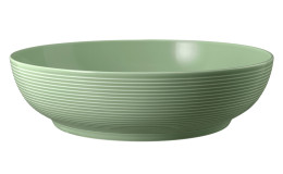 Foodbowl Beat 25,5 cm aus Porzellan in Salbeigrün.