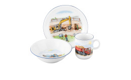 Kinder-Set Auf der Baustelle 3-tlg. 