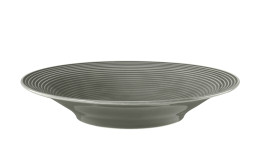 Suppenteller Beat 22,5 cm aus Porzellan in Perlgrau.