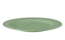 Speiseteller Beat  27,7 cm aus Porzellan in Salbeigrün.