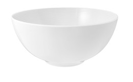 Schüssel Beat 21,2 cm aus weißem Porzellan.