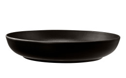 Foodbowl Liberty 28 cm aus schwarzem Porzellan.
