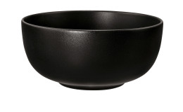 Müslischale Liberty 15 cm aus schwarzem Porzellan.
