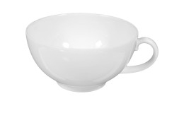 Teetasse Rondo/Liane 200 ml aus weißem Porzellan.