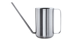 Gießkanne Planto 1,5 l aus Edelstahl in silber.