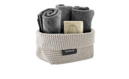 Korb Tela 10 x 15 cm aus Synthetikfaser in beige.