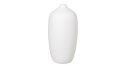 Vase Ceola 25 cm aus Keramik in weiß.