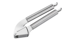 Knoblauchpresse Parma aus silberfarbenem Edelstahl