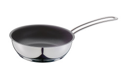 Bratpfanne Capri 16 cm aus Edelstahl in silber