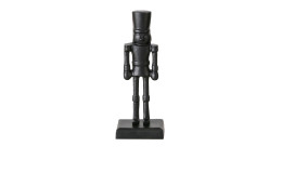 Nussknacker 24 cm aus Aluminium in schwarz.