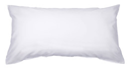 Mako-Satin Kissenbezug Colors, in der Größe 40 x 80 cm und in der Farbausführung weiß