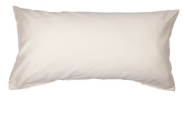 Mako-Satin Kissenbezug Colors, in der größe 40 x 80 cm, in der Farbausführung creme