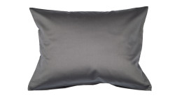 Mako-Satin Kissenbezug Colors, in der Größe 40 x 60 cm und in der Farbausführung grau