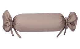 Mako-Satin Kissenbezug Colors in der Größe 15 x 40 cm und in derFarbausführung taupe