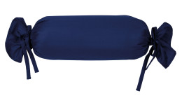 Mako-Satin Kissenbezug Colors in der Größe 15 x 40 cm und in der Farbausführung jeansblau