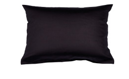 Mako-Satin Kissenbezug Colors in der Größe 40 x 60 cm und in der Farbausführung schwarz