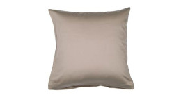 Mako-Satin Kissenbezug Colors, in der Größe 80 x 80 cm und in der Farbausführung beige