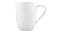 Becher Noblesse in weiß mit Henkel