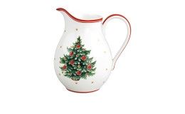 Milchkännchen Toys Delight 500 ml in weiß mit Tannenbaum.