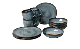 Frühstücks-Set Lave Gris 12-tlg.