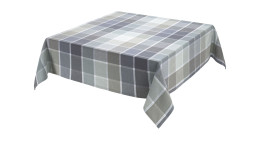 Tischdecke 140 x 140 cm in grau aus Baumwolle.