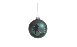 Glas-Christbaumkugel 6 cm