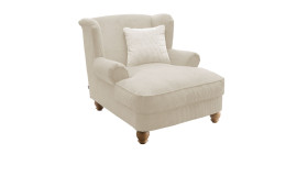 Loveseat-Sessel Bordeaux in der Farbe beige