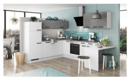 Artego Kueche Feel Face Alpinweiss Silver