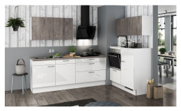 Artego Kueche Eco Trentino Weiss Eiche Goldbraun Nachbildung