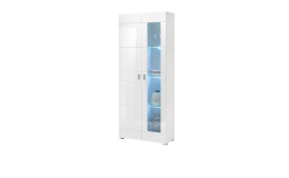 Vitrine Erik in der Farbe weiß