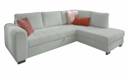 Wohnlandschaft Joachim in Sage Mint, Ottomane rechts